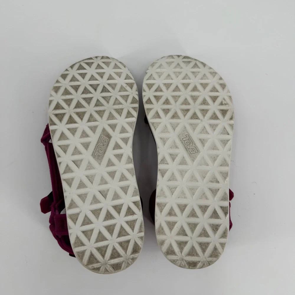 Teva Midform Universal Sangria Purple Platform Sandals Womens 8 1102451